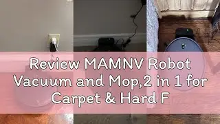 Review MAMNV Robot Vacuum and Mop,2 in 1 for Carpet & Hard Floor,Robotic Vacuum Cleaner with Alexa/V