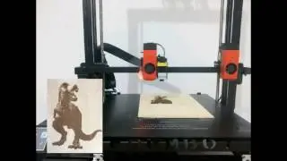 FORMBOT Large Format 3D Printer T-Rex 2 with Laser Engraving Function