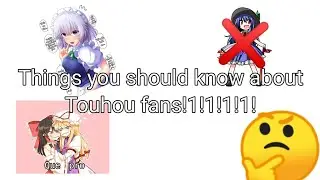 Things you should know about Touhou fans