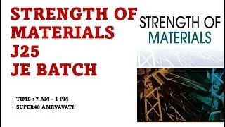 CONCEPT OF SHEAR FORCE & BENDING MOMENT |SOM | CIVIL ENGG |  MPSC & JE | SUPER40 | DHAMANKAR SIR