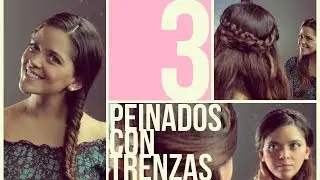 Peinados fáciles y rápidos con Trenzas para pelo corto/largo (Short Hair Hairstyles)Trenzas