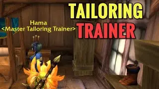 Honor Hold Tailoring Trainer Location (WoW TBC)