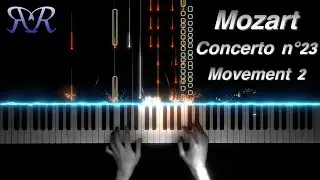 W.A. Mozart - Piano Concerto n&deg;23 in A major, II. Adagio