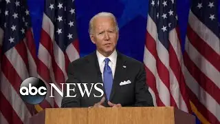 Joe Biden accepts Democratic presidential nomination: &lsquo;This is our mission&rsquo;