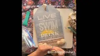 Beach Shell Door Tag - Club Couture