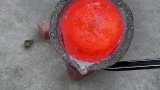 Stuck Crucible and a Big Aluminum Ingot