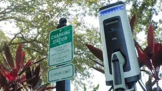 Electric Car Charging Station in Sunny Isles Beach