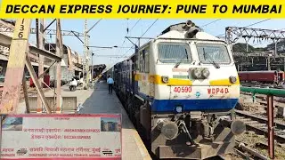 11008 : Deccan Express Journey Pune To Mumbai Behind PUNE WDP4D : Indian Railways 
