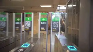 Sweden, Stockholm, subway ride from Alvik to Åkeshov
