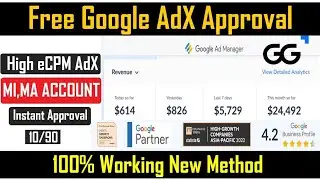 Free Google Adx Ad Manager Manage Account Aproove Trick 2023 Latest Method #adsense #seo #blogging