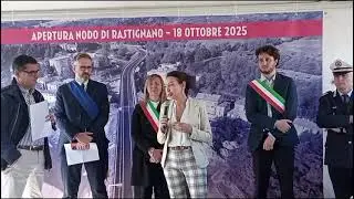 Inaugurazione del ponte della fondovalle a Rastignano: intervento di Irene Priolo