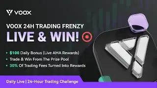 24H LIVE CRYPTO TRADING STREAMING WITH 0XPLORER ON VOOX EXCHANGE #livetrade #tradinglive