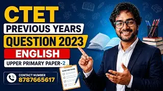 ENGLISH 2023 PYQs UP CTET