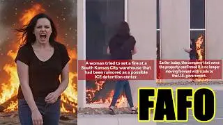 She's about to FIND OUT after setting ICE facility ON FIRE! FAFO!