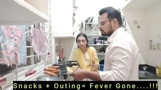 A Little Fever, Lots of Love ❤️ | Cooking, Chaats & Evening Smiles
