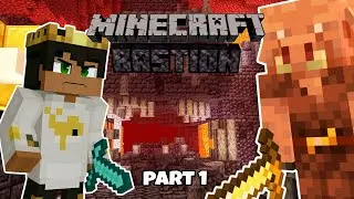 EXPLORING THE BASTION In MINECRAFT: 1PART ADVENTURE..!