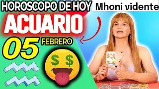 ACUARIO ♒🤑VAS A SER RICO🤑💵 Horóscopo De Hoy 5 De Febrero 2026 | Mhoni Vidente