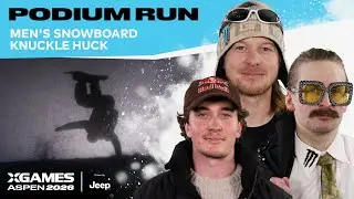 Men&rsquo;s Snowboard Knuckle Huck: Top 3 Medal Runs | X Games Aspen 2026