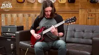 Gibson Custom 1963 SG Junior Reissue Lightning Bar VOS Cherry Red