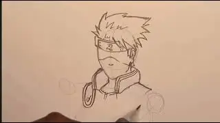 How to draw kakashi Hatake|Cube Arts #AnimeArts #anime 