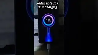 Redmi note 10S Quick Turbo charging 33W 😍😍 0 to 100% - 1hour 27minutes charged
