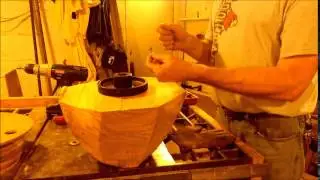 2, Mount a bowl blank from a log