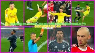 Benfica vs Real Madrid 4-2 4K / RARE CLIPS ● FREE CLIPS ● SCENEPACK 4K ( TOPAZ Video AI 7&trade; )