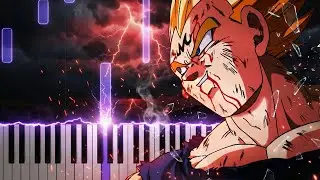 Dragon Ball Z OST - Vegeta's Sacrifice | Sad Piano Arrangement Tutorial