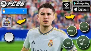 FC 26 MOBILE MOD FIFA 16 OFFLINE ANDROID KITS 26 & ALL TOURNAMENTS NEW FACES & CARRER MODE  