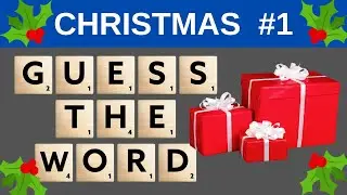 CHRISTMAS WORD SCRAMBLE PUZZLE - Quiz #1: Jumbled Letter Game.