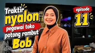 HIJABERS CANTIK MAU POTONG RAMBUT PENDEK DI SALON SEPULANG KERJA - DITRAKTIR SALON@HOME Episode 11
