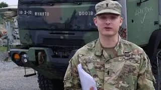 D Co., 3-10 GSAB, practice convoy operations