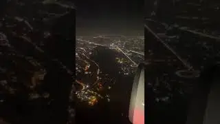 Landing in Cairo at night