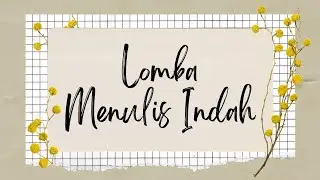 Lomba Menulis Indah SDS Ananda