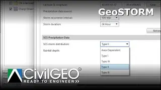 Defining Storm Data for SCS TR 20, TR 55 Hydrology Method in GeoSTORM | CivilGEO