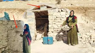 Nature's soil: a suitable solution for plastering Mother's house Mother Avareh in winter