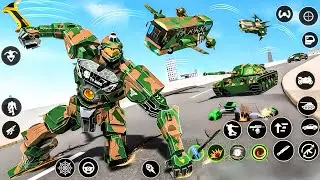 Army Robot Tank Car Jet Bus Transformation Game 2026 New Tank Update in City - Android Gameplay 