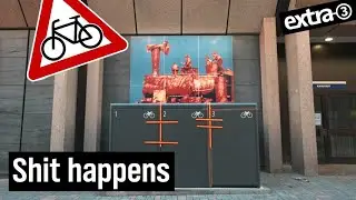 Realer Irrsinn: Fahrradboxen vor Kunst in Goslar | extra 3 | NDR