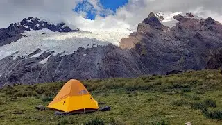 Peru Cordillera Blanca backpacking: Quebrada Ulta - Punta Yanayacu. Huascarán National Park
