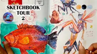 Sketchbook Tour 2 | B5 dot grid