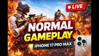 PUBG Mobile LIVE 🔴 | Normal Gameplay on iPhone 17 Pro Max 📱