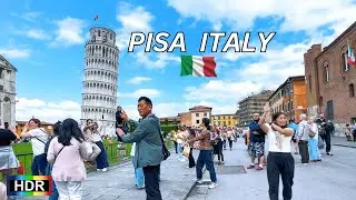 Pisa, Italy Walking Tour (4K HDR 60fps) - Italy Walking Tour