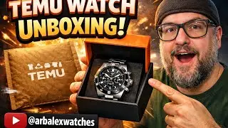 Temu watch unboxing - too good to be true? A cheap watch with real opinion 