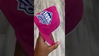 New York Yankees 1999 World Series New Era 59Fifty Fitted Hat Lava Red Pink Under Brim