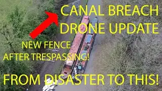 Whitchurch Canal Breach Update, Work Continues Toward Stage Two, Update With Commentary (19thJan)