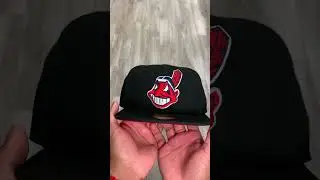 Cleveland Indians New Era 59Fifty Fitted Hat Black Red Under Brim