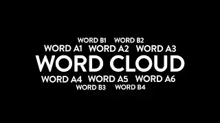 Wordcloud with 2 animation styles (Fade in and 3D Fly in)