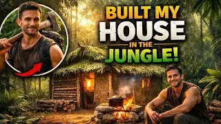 I Built My Own House & Stove in the Jungle | Real Survival Build