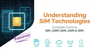 Understanding SIM Technologies: Complete Guide to SIM, USIM, ISIM, eSIM & iSIM