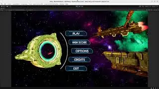 Black Hole Incident Main Menu Progress | Indie Game Dev Log